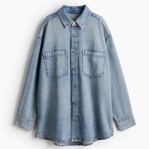 H&M FEATHER SOFT DENIM SHIRT size XXL